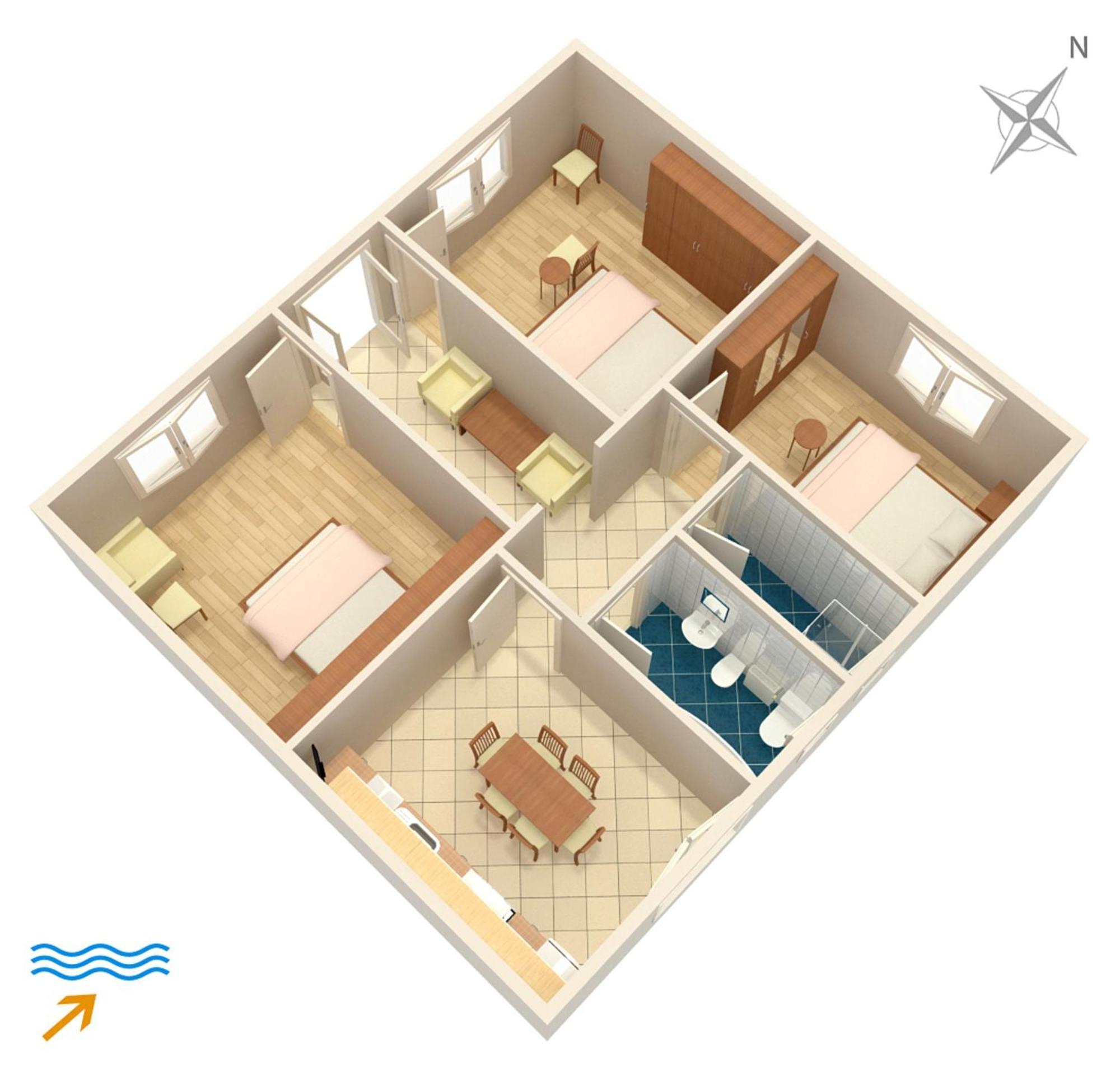 Apartment Supetarska Draga - Donja 2020A Rab Town Dış mekan fotoğraf